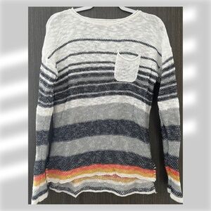 Hem and Thread Sweater • Pre-Owned, No Major Flaws • Multi-Colored • Size S